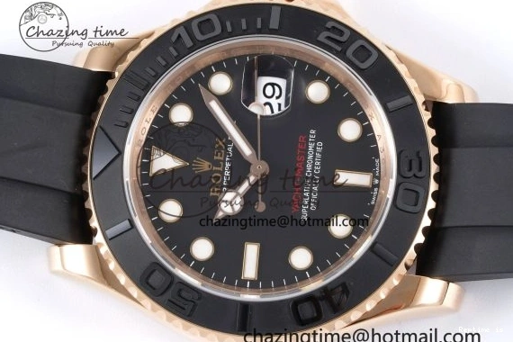 0107 ZeroBulk Yacht-Master 126655 VSF 1:1 Best Edition Black Ceramic Bezel on Oysterflex Rubber Strap VS 2026